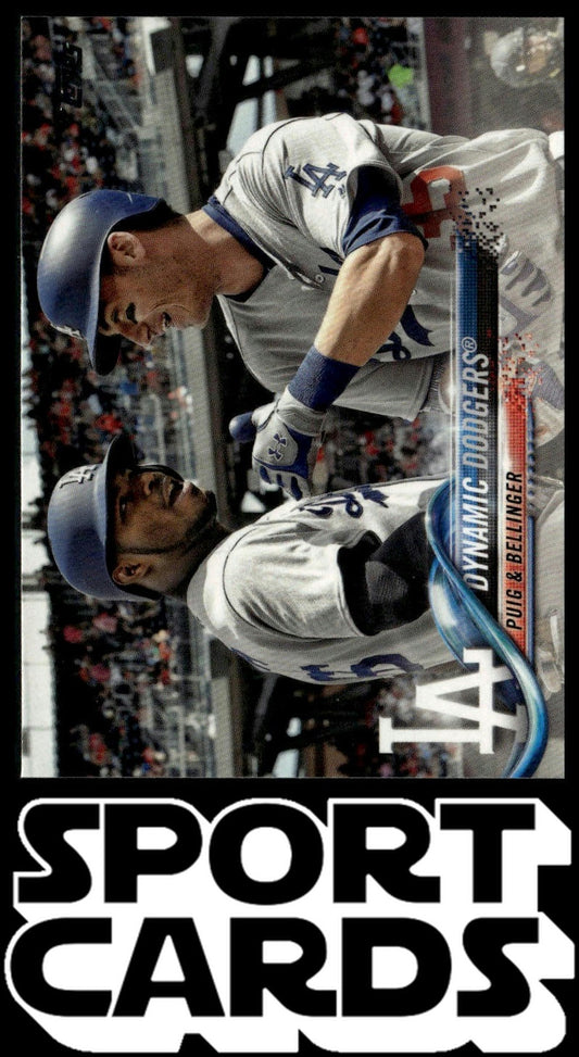 2018 Topps #365 Dynamic Dodgers Vintage Stock #/99 SportCards.com