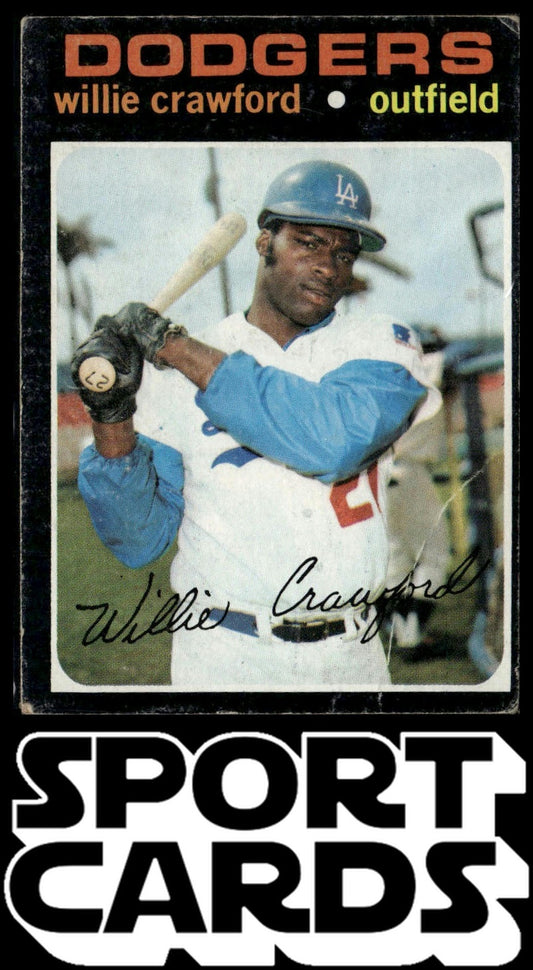 1971 Topps #519 Willie Crawford SportCards.com