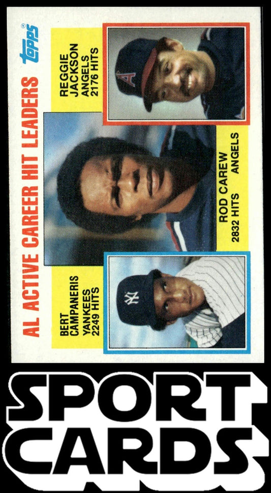 1984 Topps #711 AL Active Career Hit Leaders