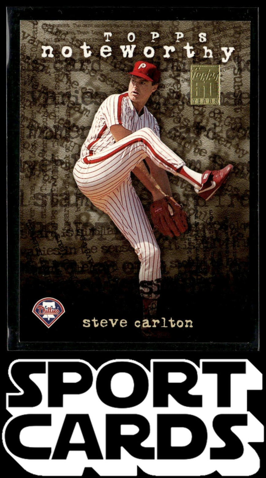 2001 Topps #TN35 Steve Carlton Noteworthy SportCards.com