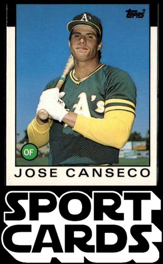 1986 Topps Traded #20T Jose Canseco SportCards.com