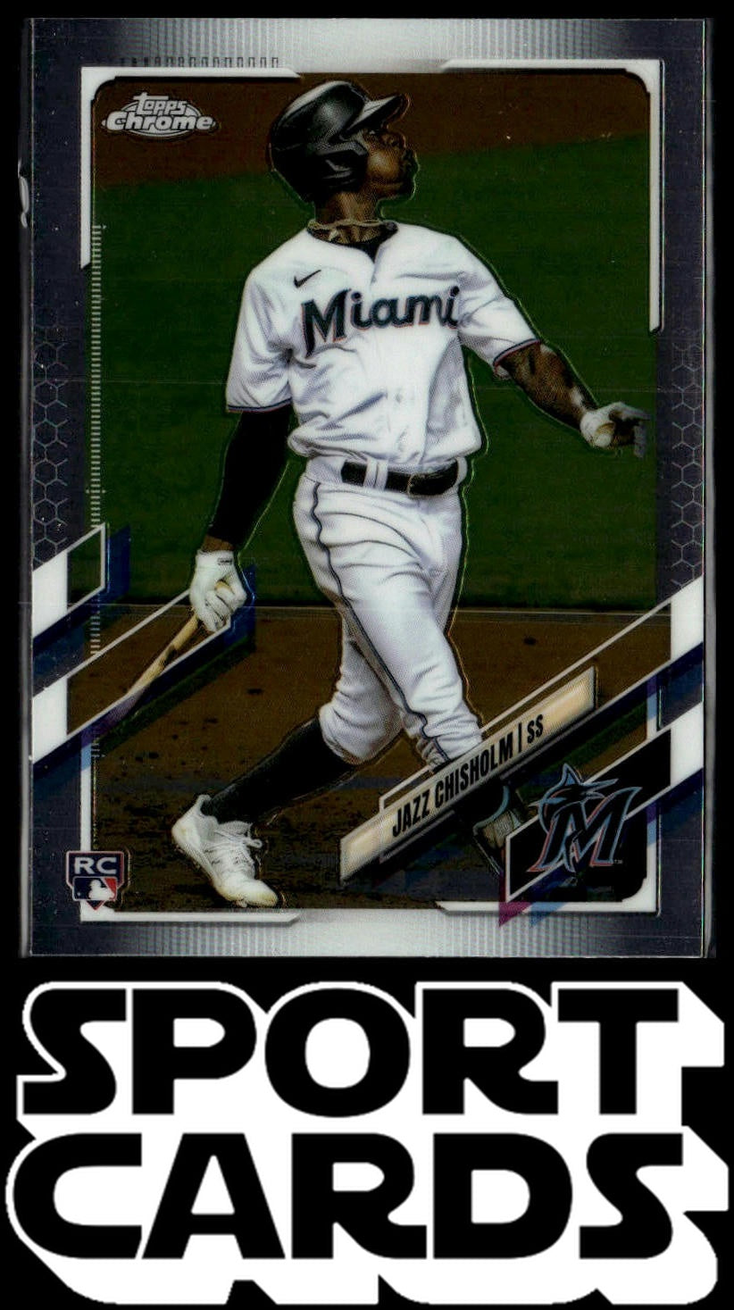 2021 Topps Chrome #144 Jazz Chisholm SportCards.com