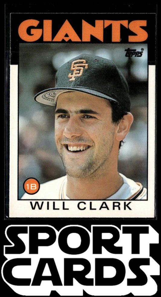 1986 Topps Traded #24T Will Clark SportCards.com