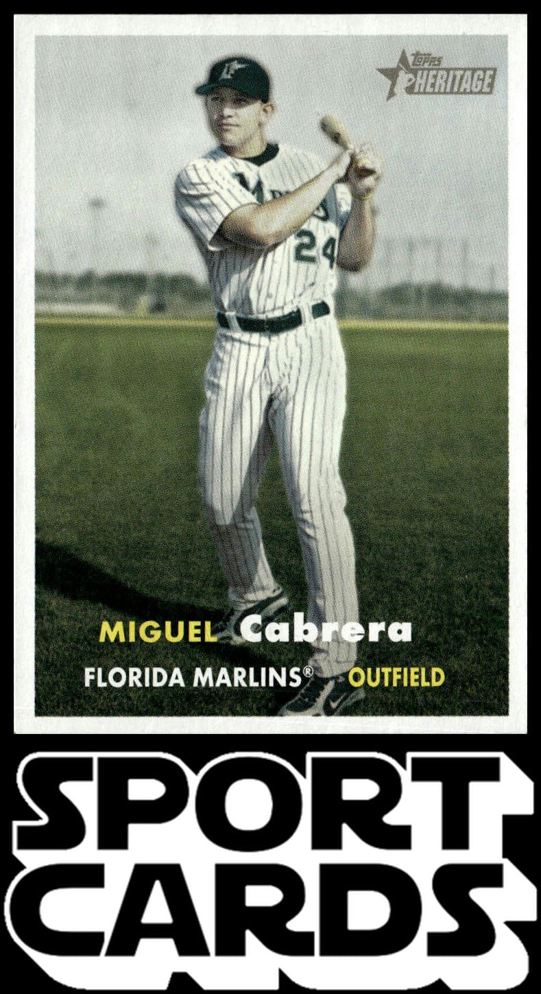 2006 Topps Heritage #78 Miguel Cabrera Chrome Refractors #/557 SportCards.com