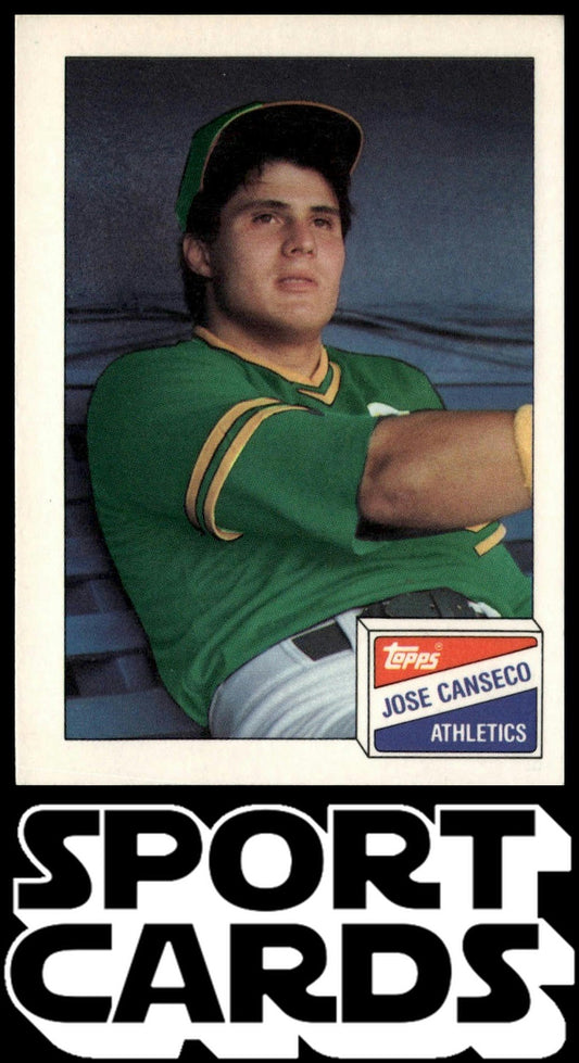 1988 Topps Bazooka #3b Jose Canseco SportCards.com