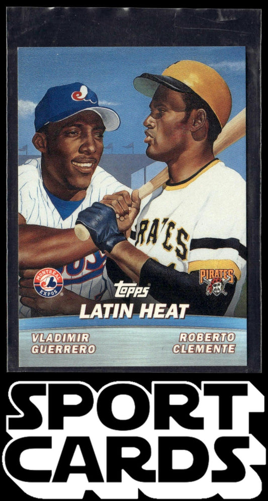 2001 Topps Chrome #TC8 Latin Heat (Vladimir Guerrero / Roberto Clemente)