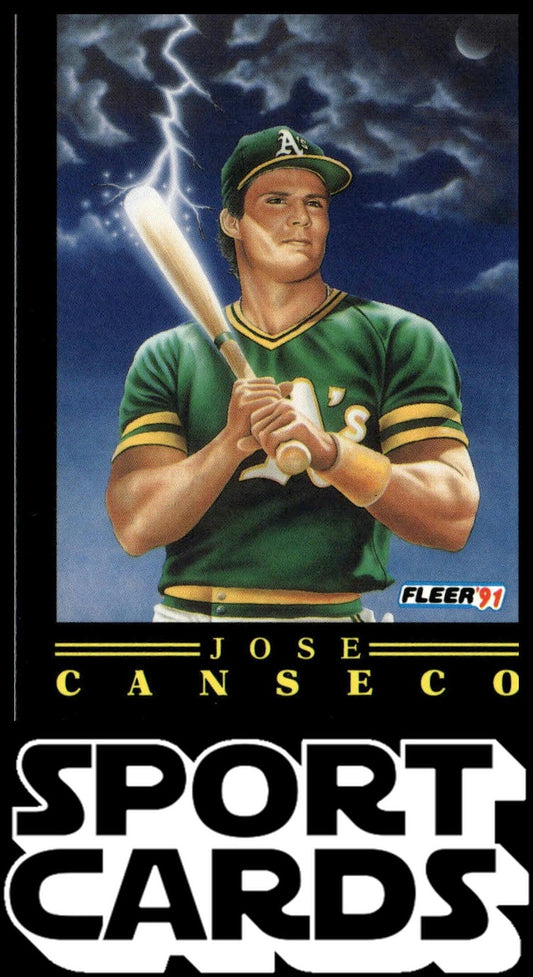 1991 Fleer #6 Jose Canseco Pro-Visions SportCards.com