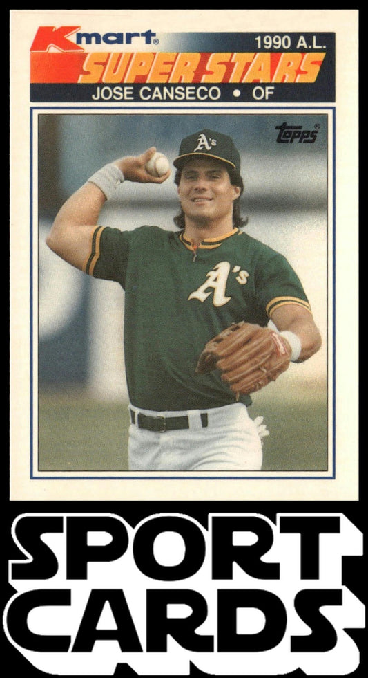 1990 Topps Kmart Super Stars #21 Jose Canseco SportCards.com