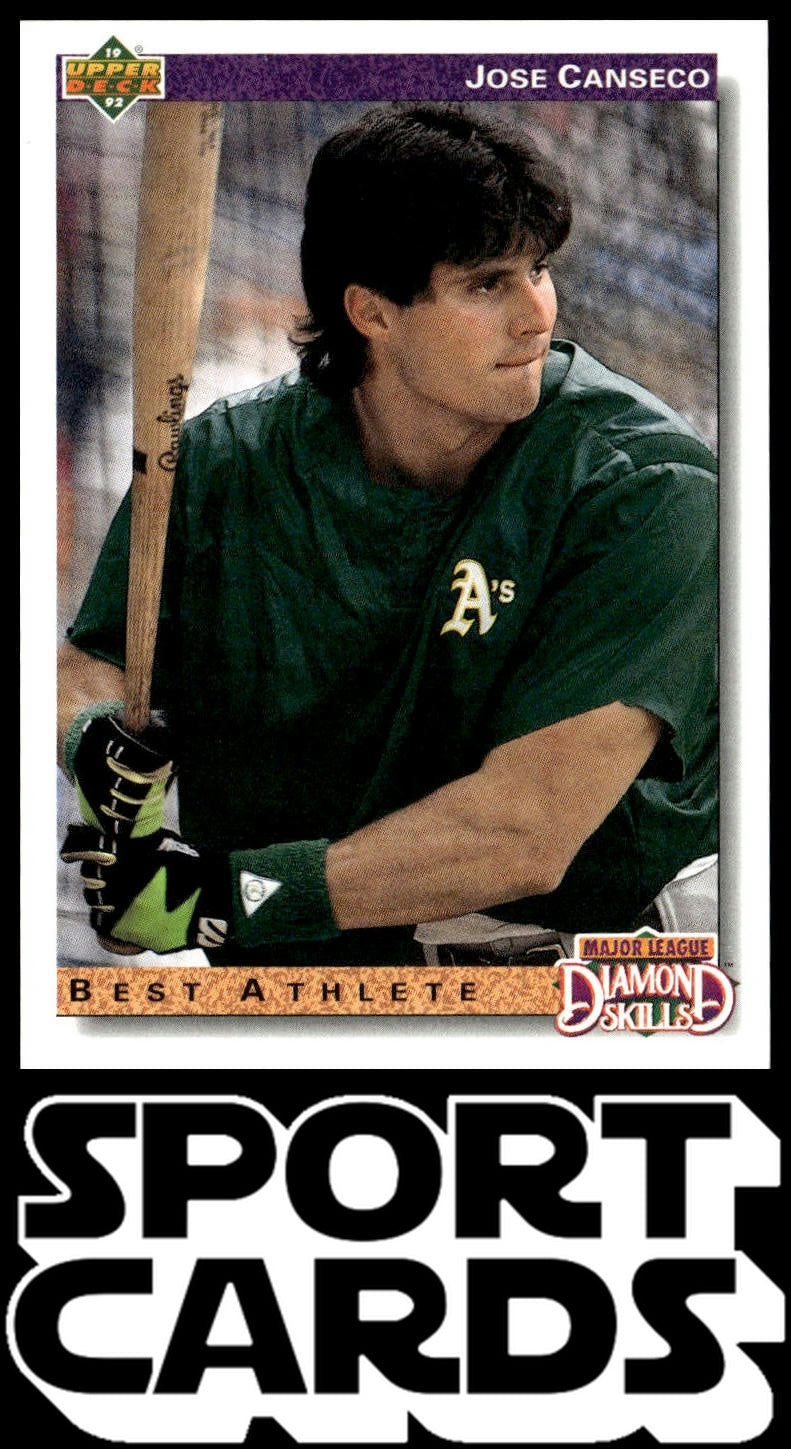 1992 Upper Deck #649 Jose Canseco Factory Set Gold Hologram SportCards.com