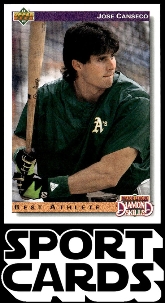 1992 Upper Deck #649 Jose Canseco Factory Set Gold Hologram SportCards.com