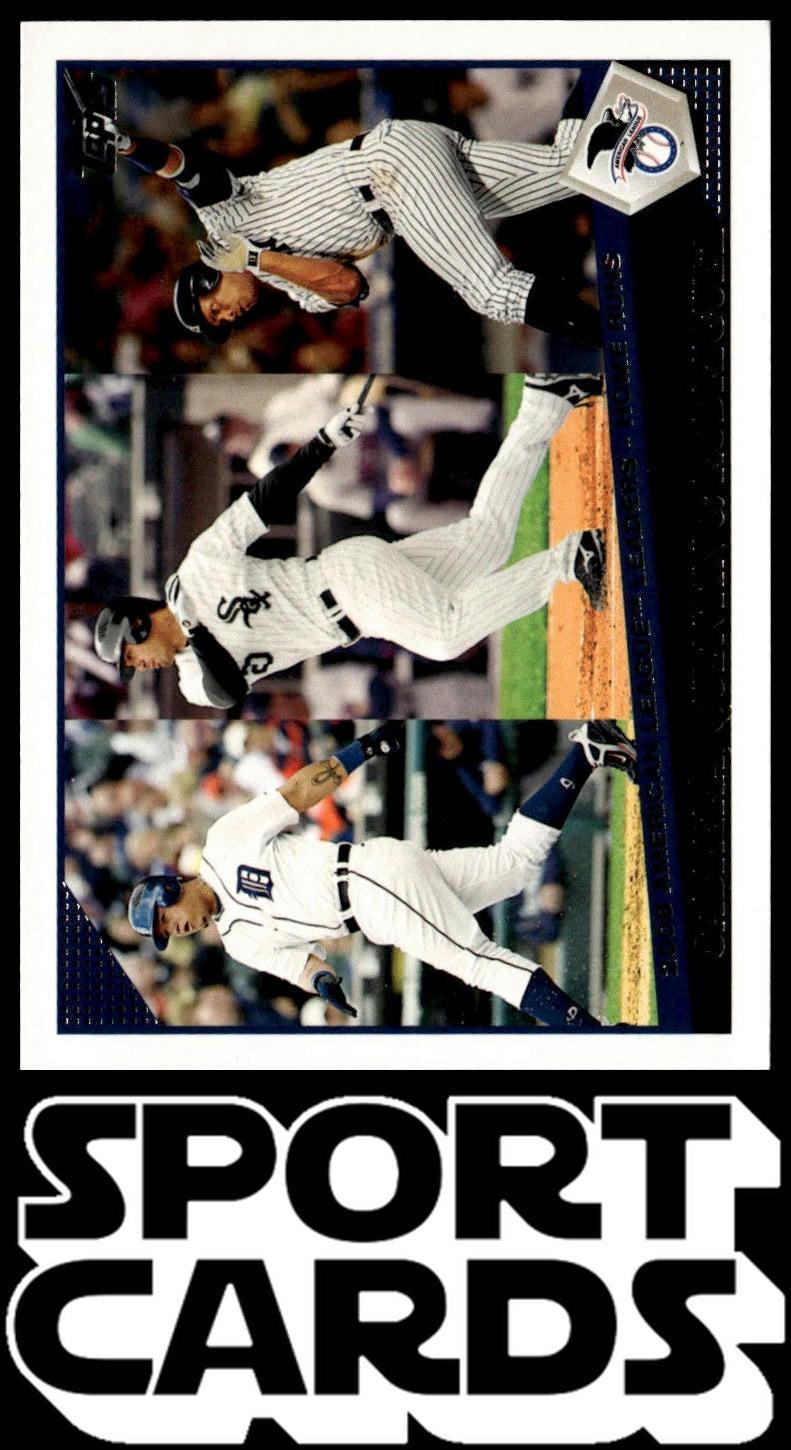 2009 Topps #127 Miguel Cabrera / Carlos Quentin / Alex Rodriguez