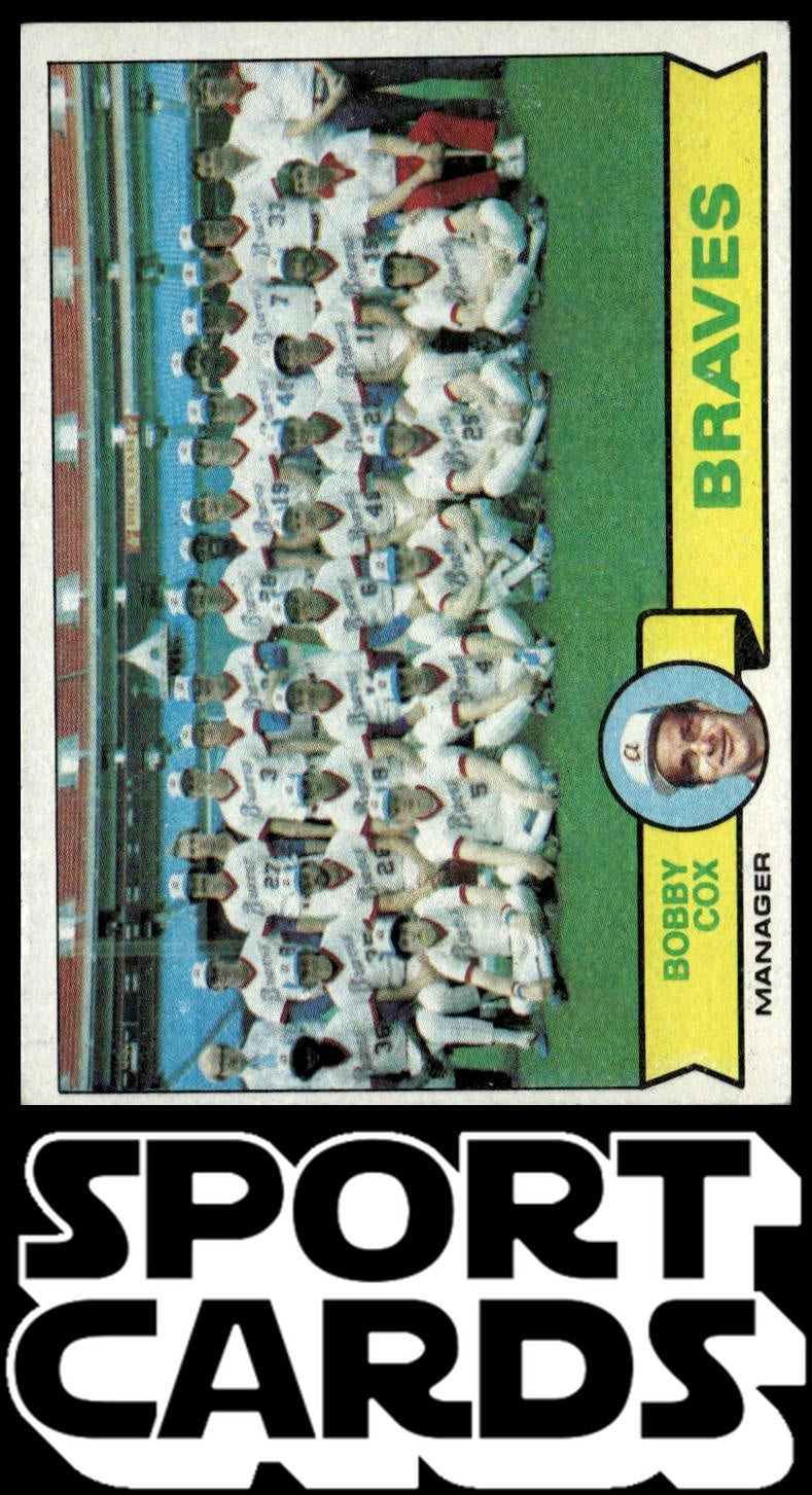 1979 Topps #302 Atlanta Braves / Bobby Cox SportCards.com
