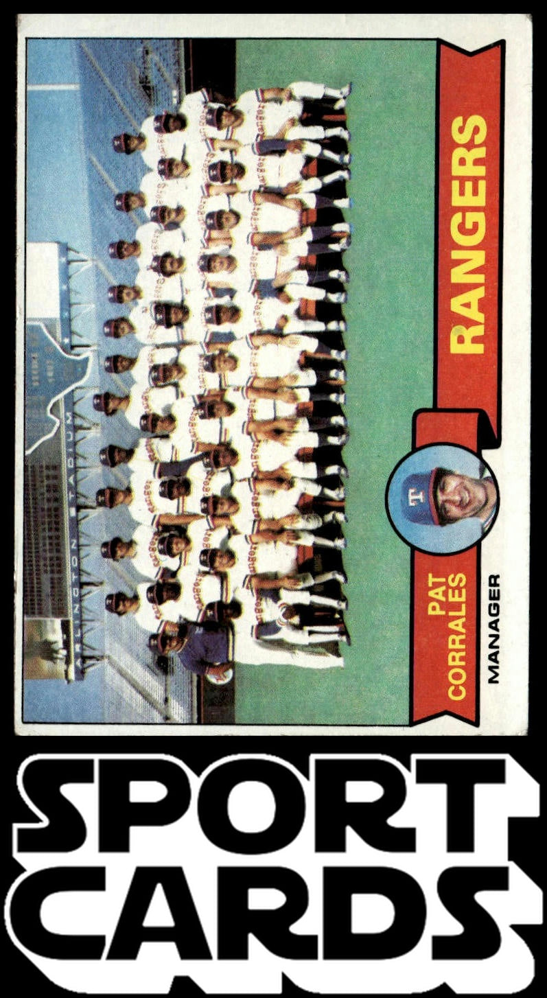 1979 Topps #499 Texas Rangers / Pat Corrales Team Checklists SportCards.com