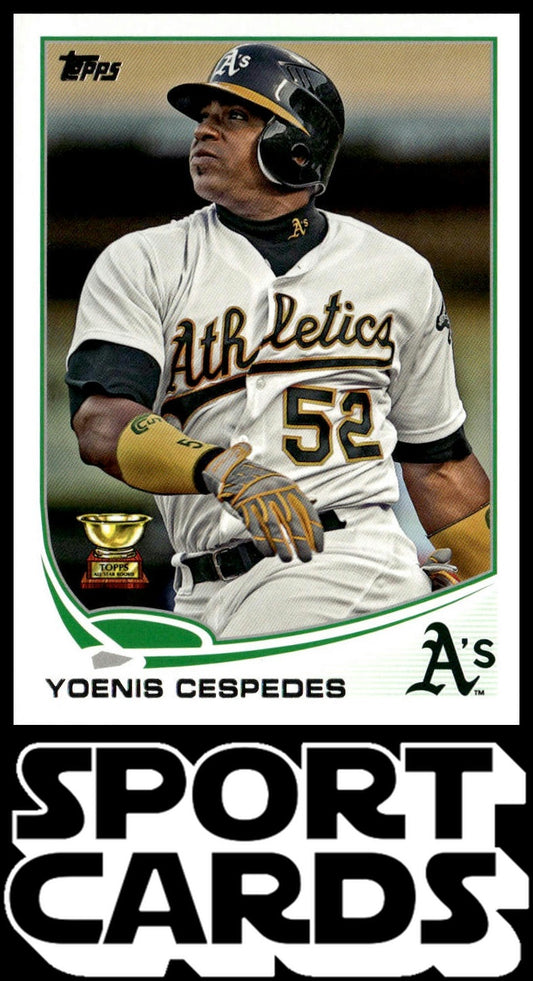 2013 Topps Oakland Athletics #OAK-1 Yoenis Cespedes SportCards.com
