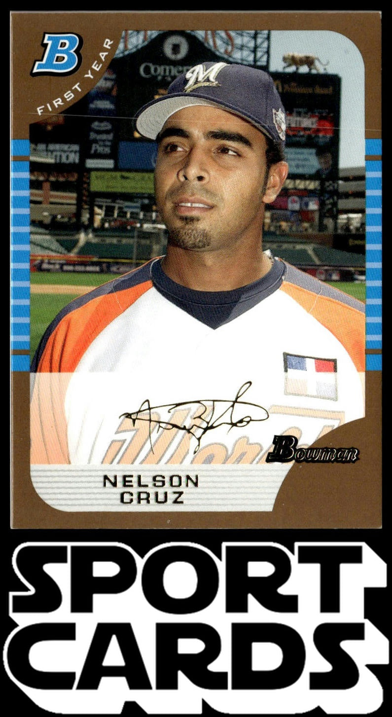 2005 Bowman Draft Picks & Prospects #BDP165 Nelson Cruz Gold SportCards.com