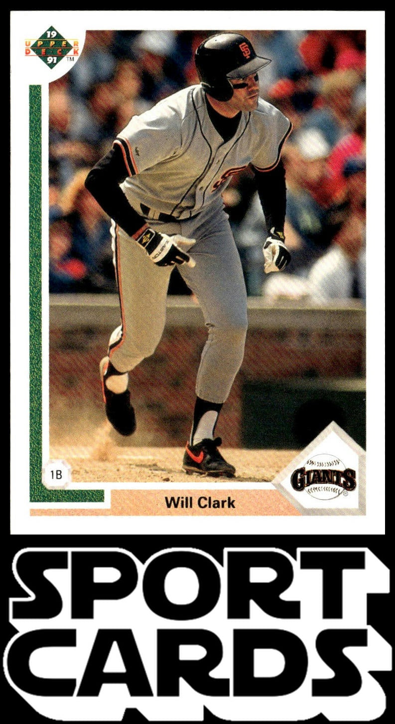 1991 Upper Deck #445c Will Clark SportCards.com