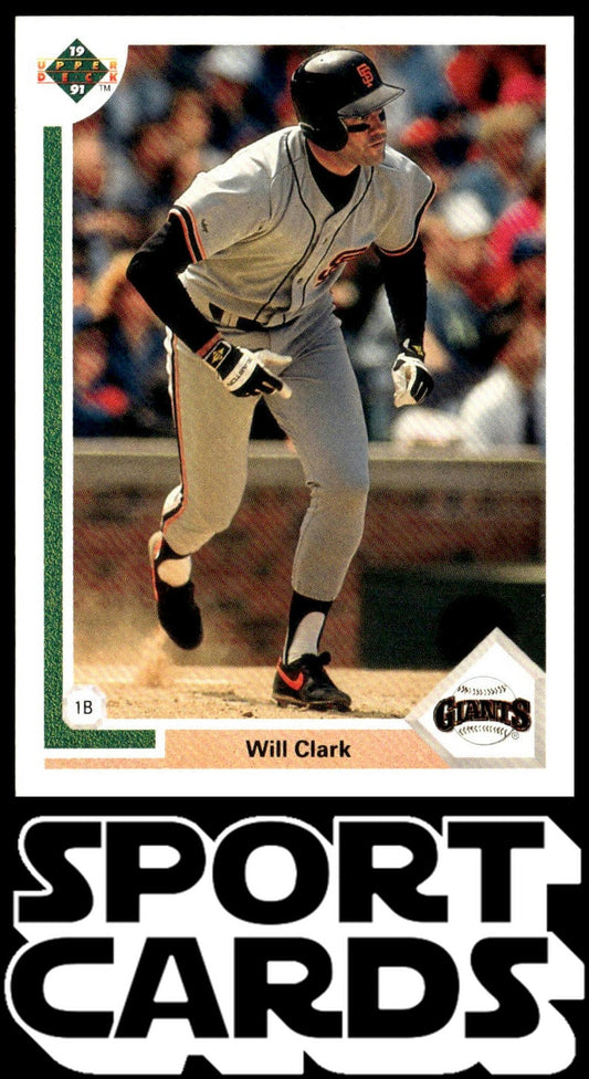 1991 Upper Deck #445c Will Clark SportCards.com
