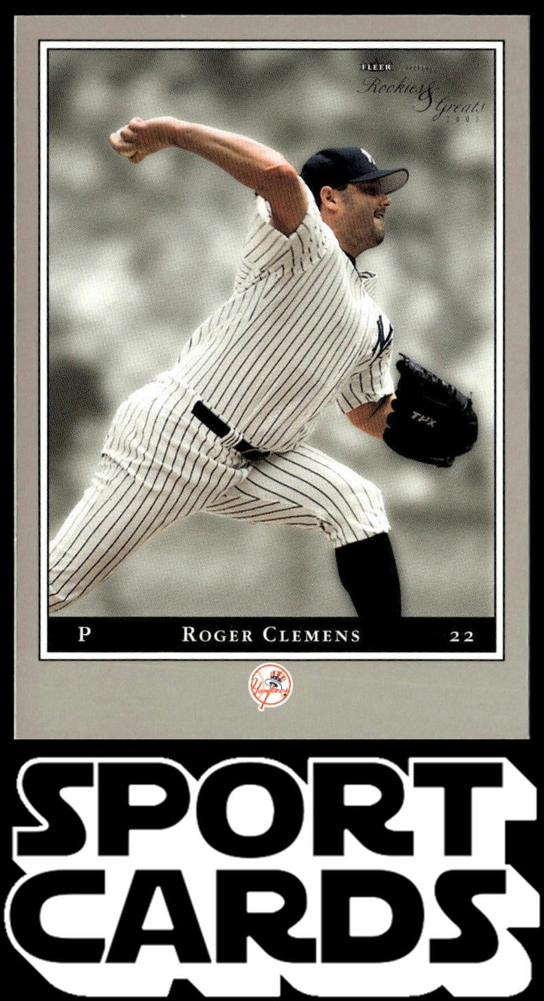 2003 Fleer Rookies & Greats #17 Roger Clemens Blue #/250 SportCards.com
