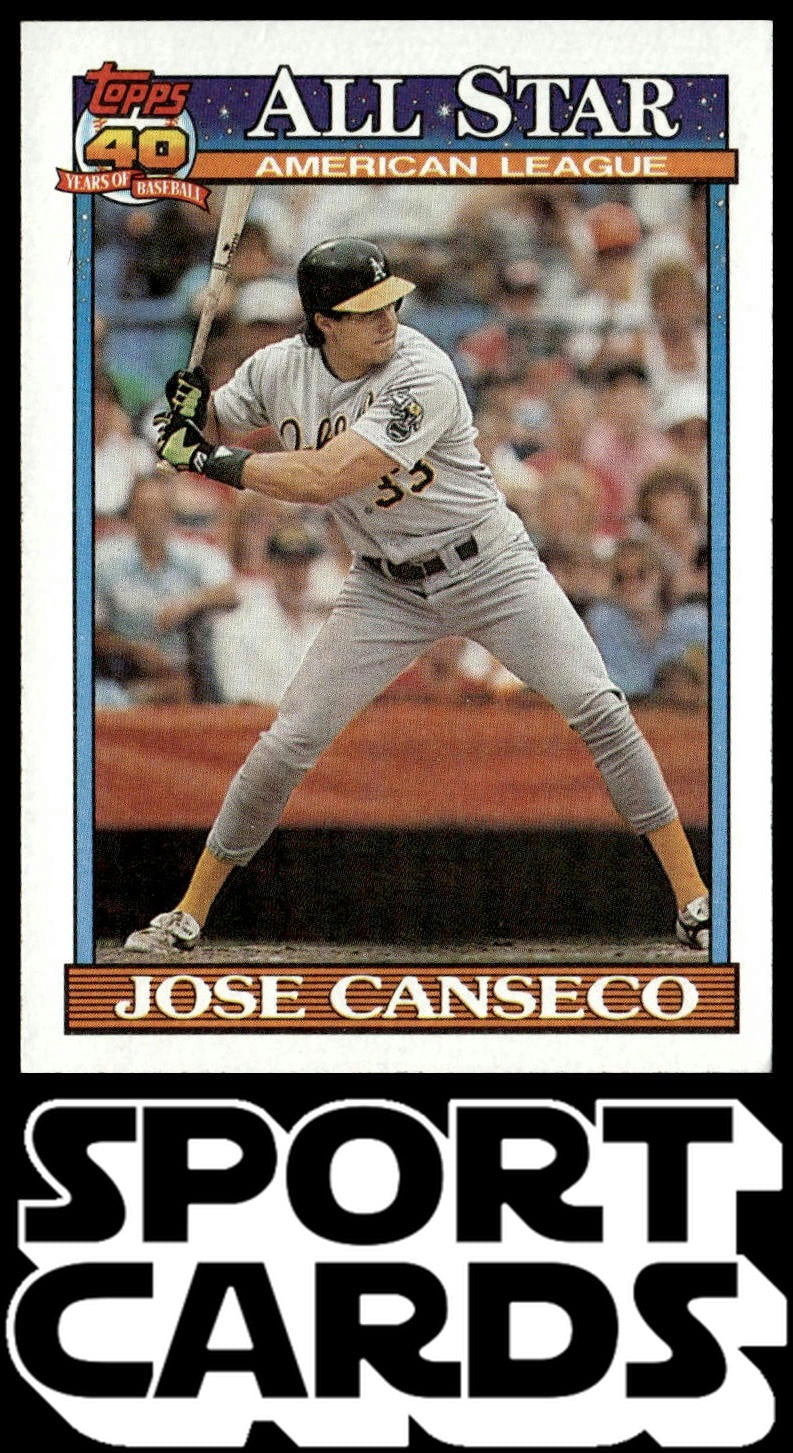 1991 Topps #390 Jose Canseco Desert Shield SportCards.com