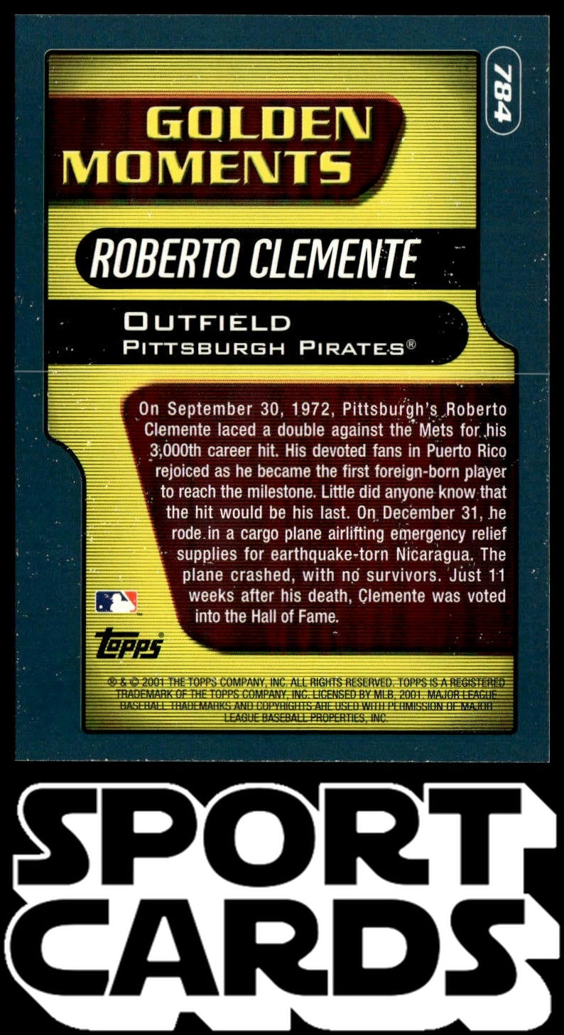 2001 Topps #784 Roberto Clemente Limited SportCards.com