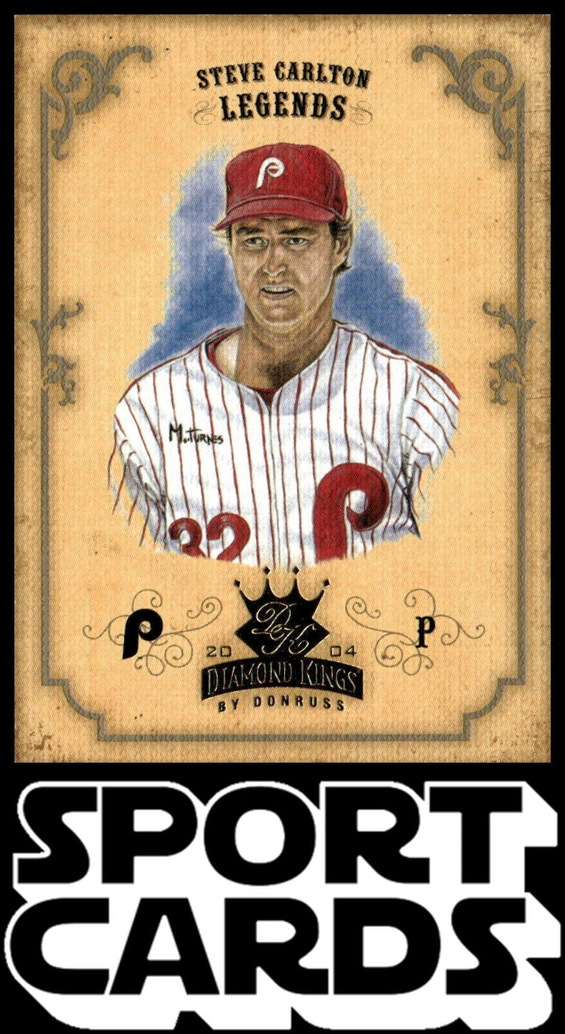 2004 Donruss Diamond Kings #172 Steve Carlton Framed Bronze SportCards.com