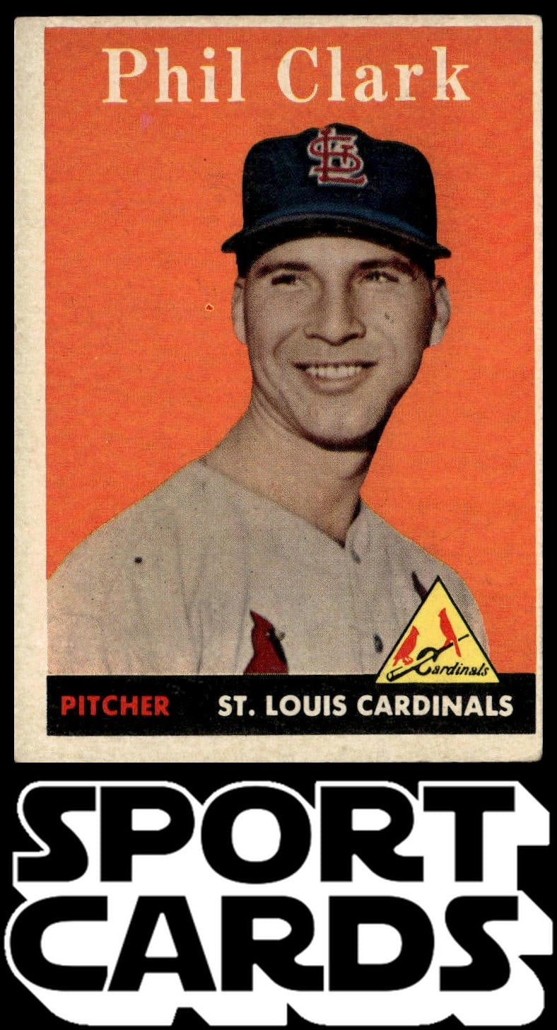 1958 Topps #423 Phil Clark SportCards.com