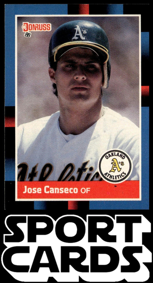 1988 Donruss Oakland Athletics Team Collection #302 Jose Canseco SportCards.com