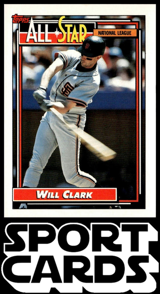 1992 Topps #386 Will Clark SportCards.com