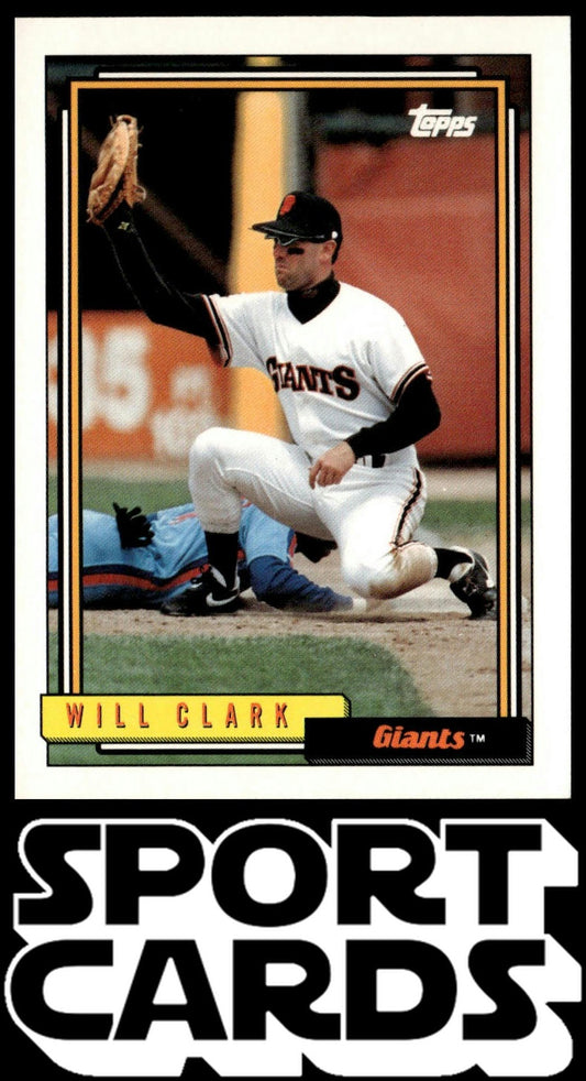 1992 Topps #330 Will Clark SportCards.com