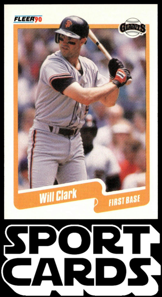 1990 Fleer #54 Will Clark SportCards.com