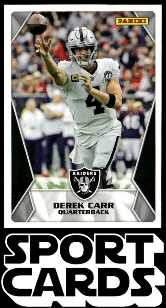 2020 Panini Sticker & Card Collection #29 Derek Carr Cards SportCards.com