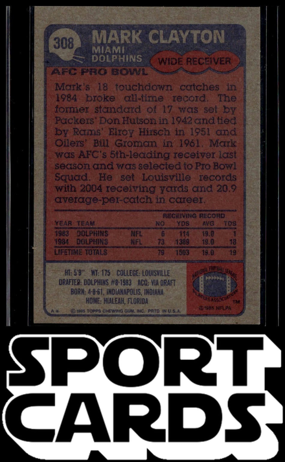 2001 Topps Archives Reserve #56 Mark Clayton SportCards.com