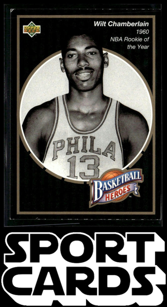 1992-93 Upper Deck #12 Wilt Chamberlain Basketball Heroes