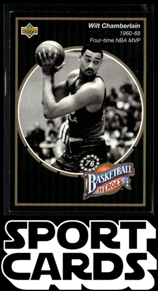 1992-93 Upper Deck #14 Wilt Chamberlain Basketball Heroes