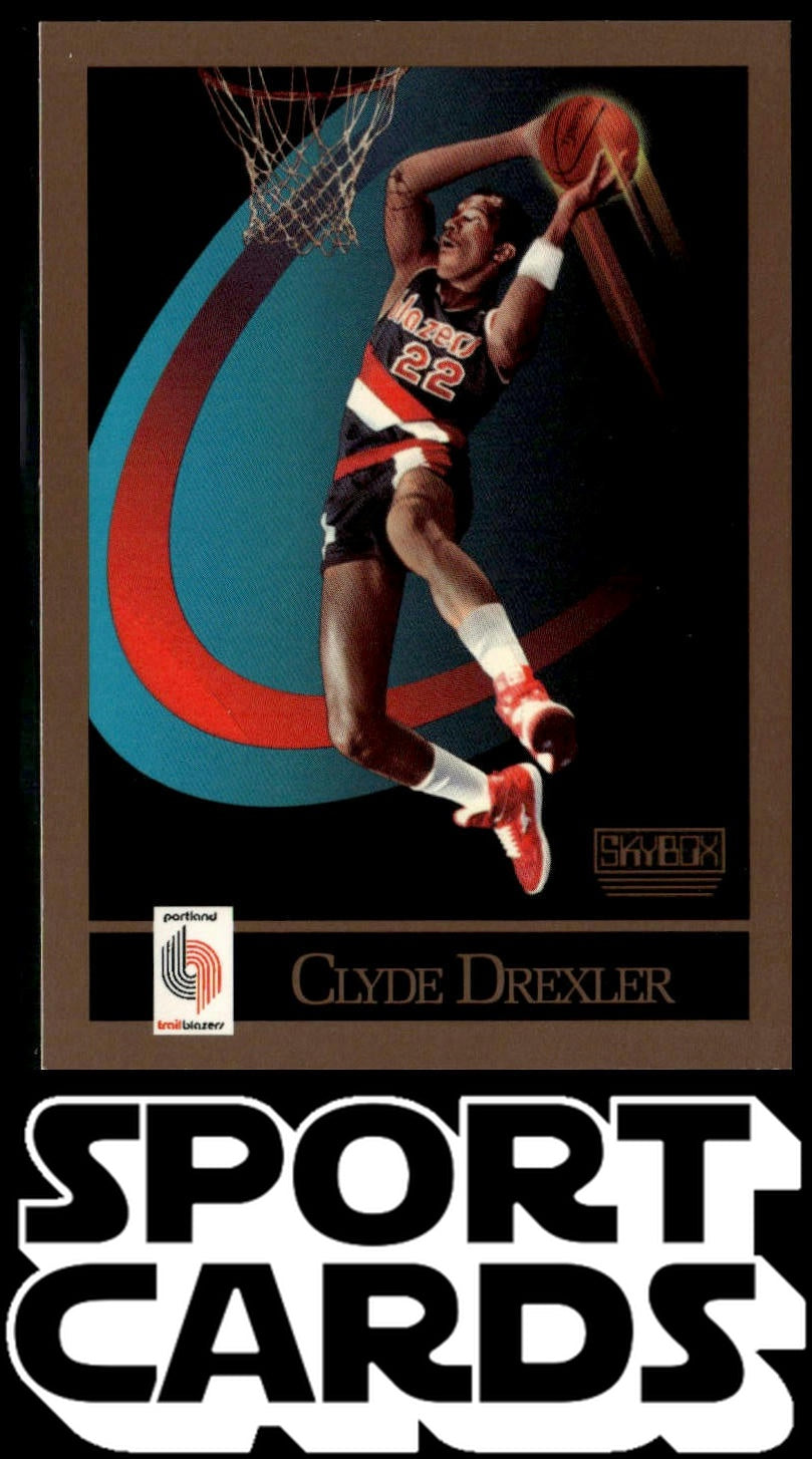 1990-91 SkyBox #233 Clyde Drexler Prototypes SportCards.com