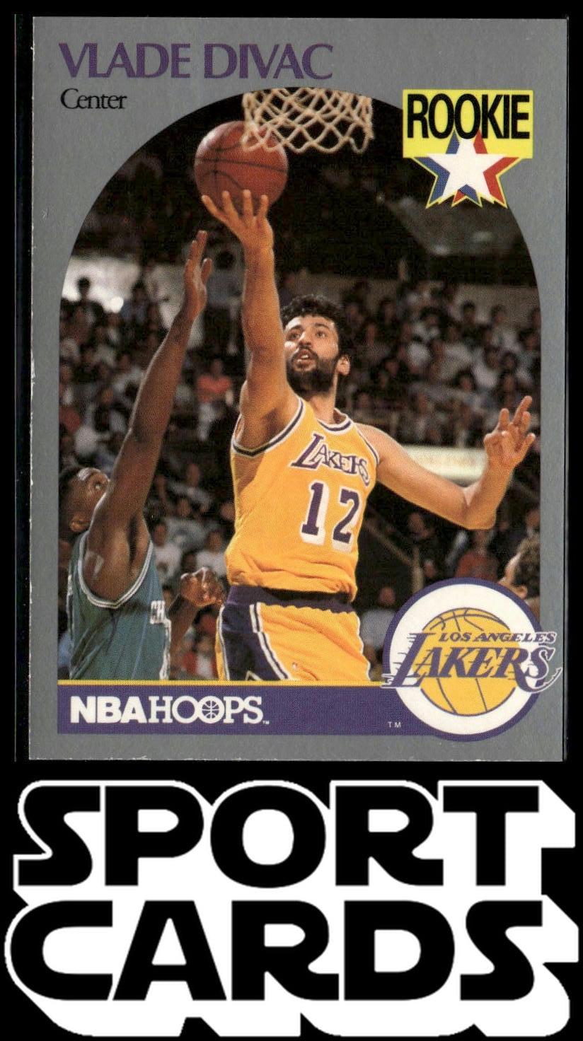1990 Hoops Team Night Los Angeles Lakers #NNO Vlade Divac SportCards.com