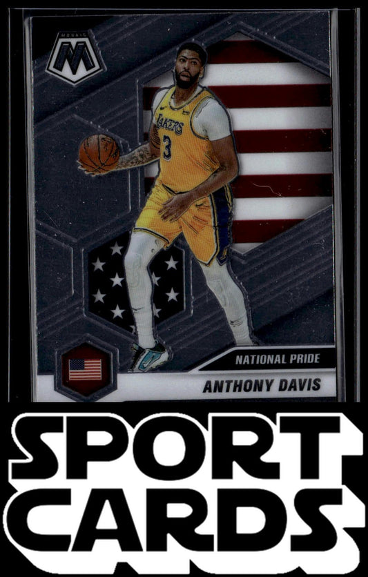 2020-21 Panini Mosaic #250 Anthony Davis SportCards.com