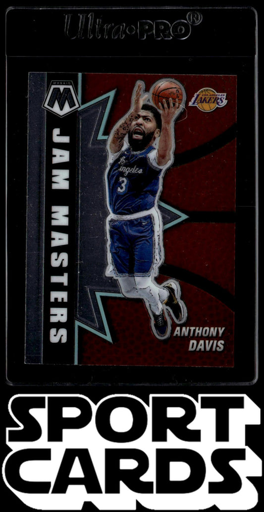 2020-21 Panini Mosaic #19 Anthony Davis Jam Masters SportCards.com