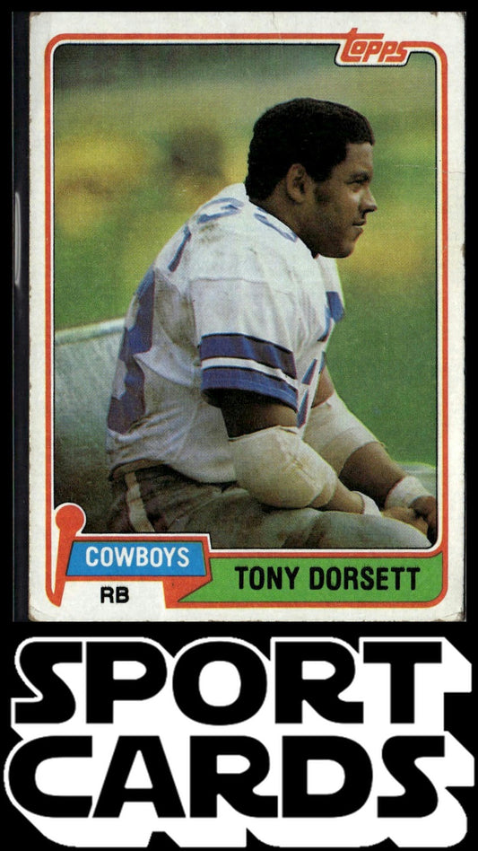 1981 Topps #500 Tony Dorsett SportCards.com