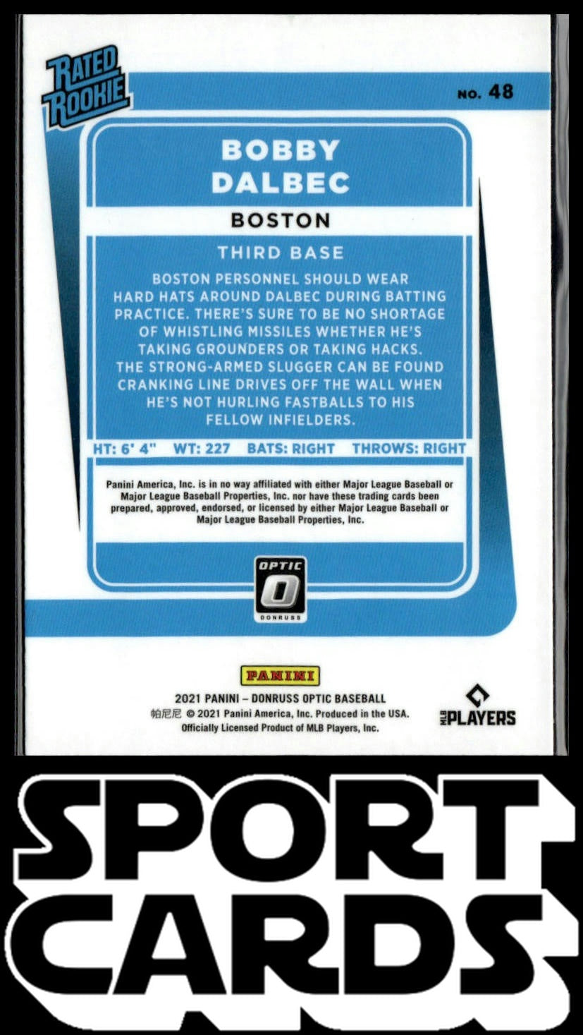 2021 Donruss Optic #48 Bobby Dalbec SportCards.com