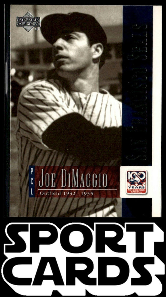 2001 Upper Deck Minors Centennial #44 Joe DiMaggio SportCards.com