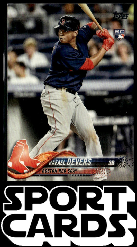 2018 Topps #18 Rafael Devers Factory Set Bonus: Rookie Image Variation