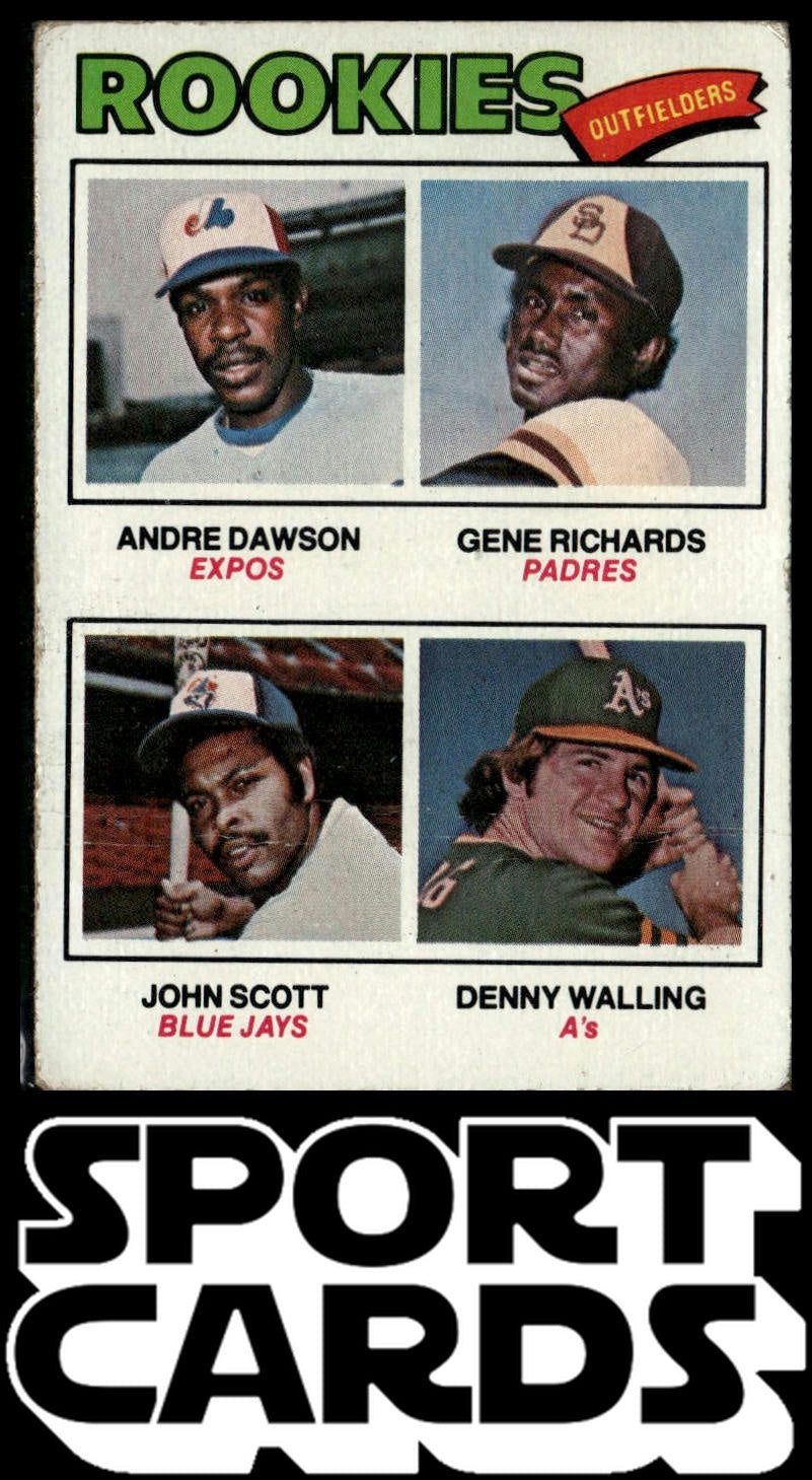 1977 Topps #473 1977 Rookie Outfielders (Andre Dawson) SportCards.com