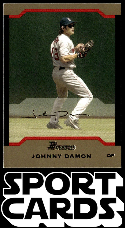 2004 Bowman #102 Johnny Damon Gold SportCards.com