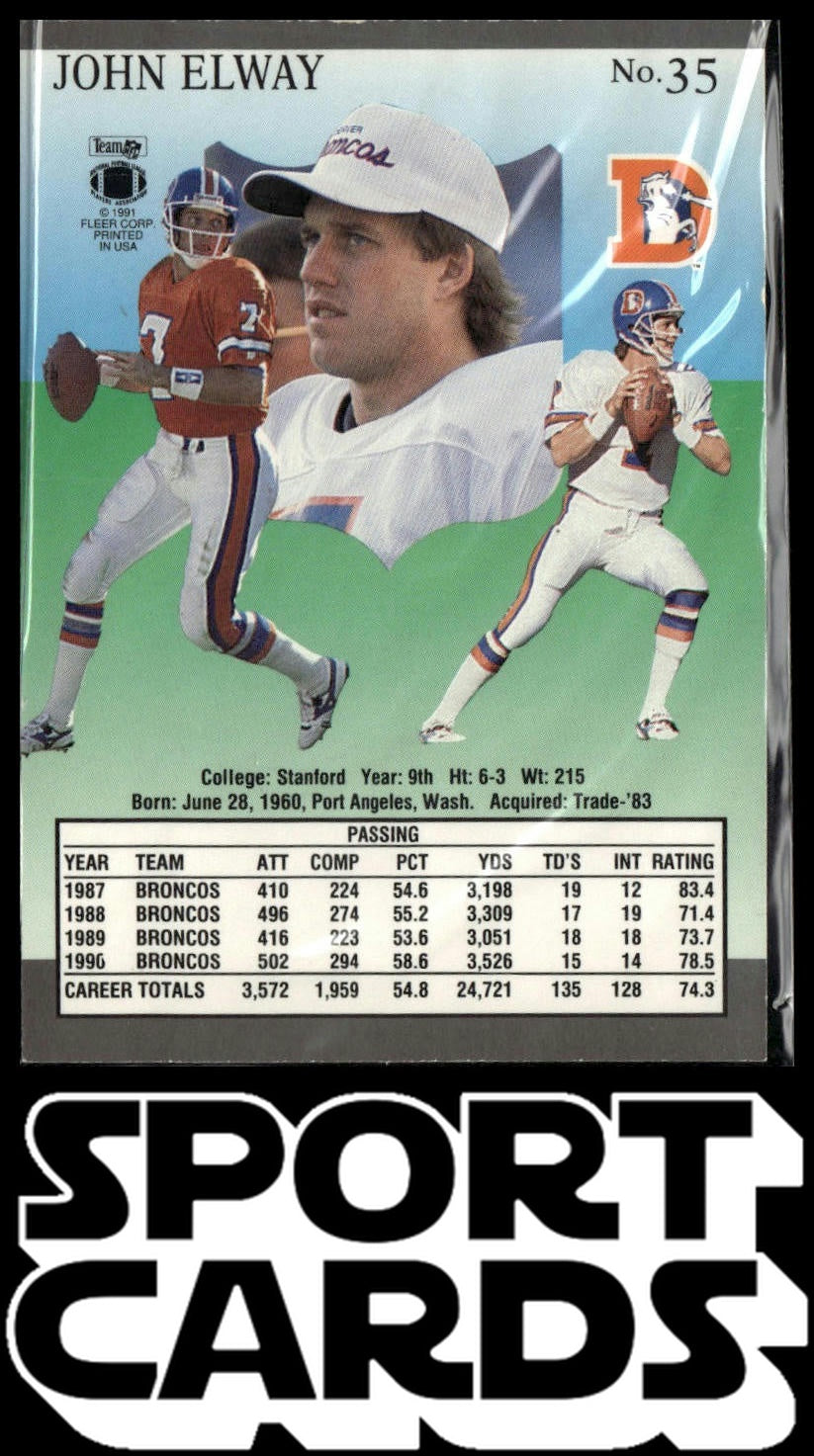 1991 Ultra #35 John Elway SportCards.com