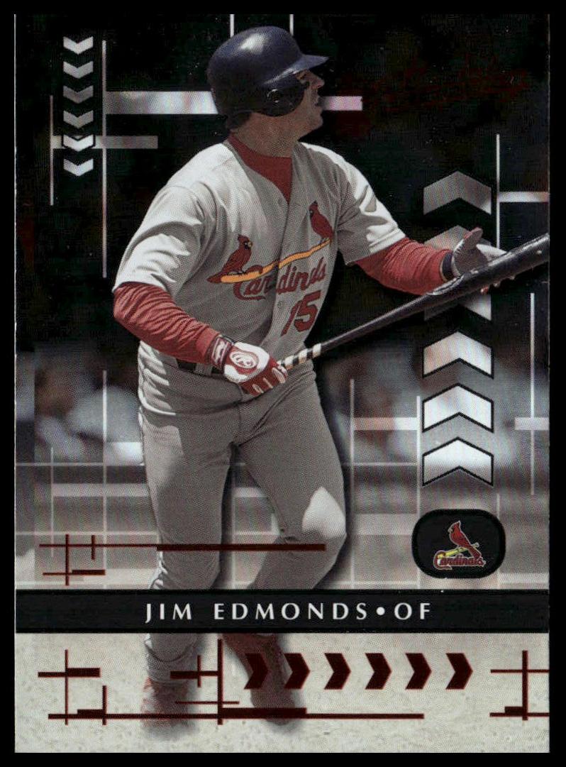 2001 Playoff Absolute Memorabilia #33 Jim Edmonds SportCards.com