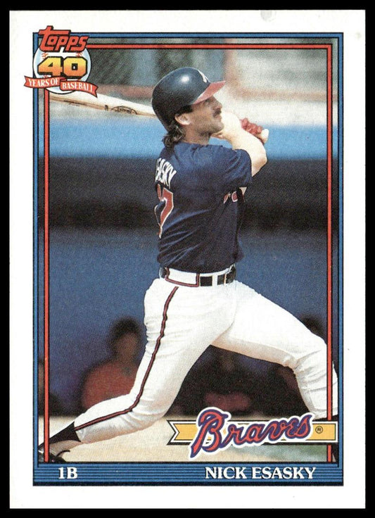 1991 Topps #418b Nick Esasky SportCards.com