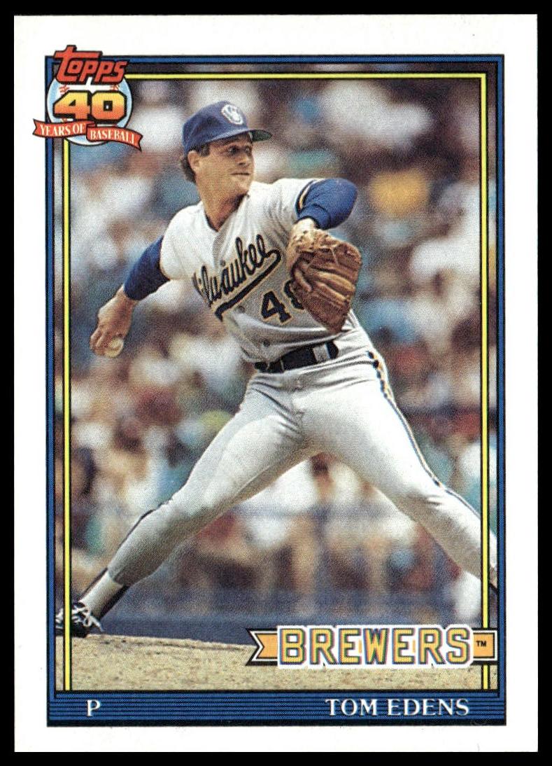 1991 Topps #118 Tom Edens Desert Shield SportCards.com