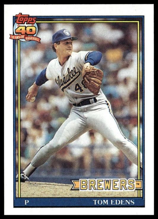 1991 Topps #118 Tom Edens Desert Shield SportCards.com
