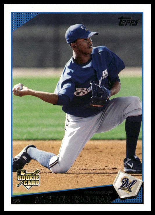 2009 Topps #108 Alcides Escobar Retro Gray Back SportCards.com